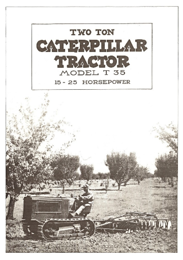 2Ton Caterpillar Tractor Book